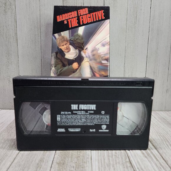 Harrison Ford Is The Fugitive VHS Tape 1993 - Tommy Lee Jones - Picture 2 of 4